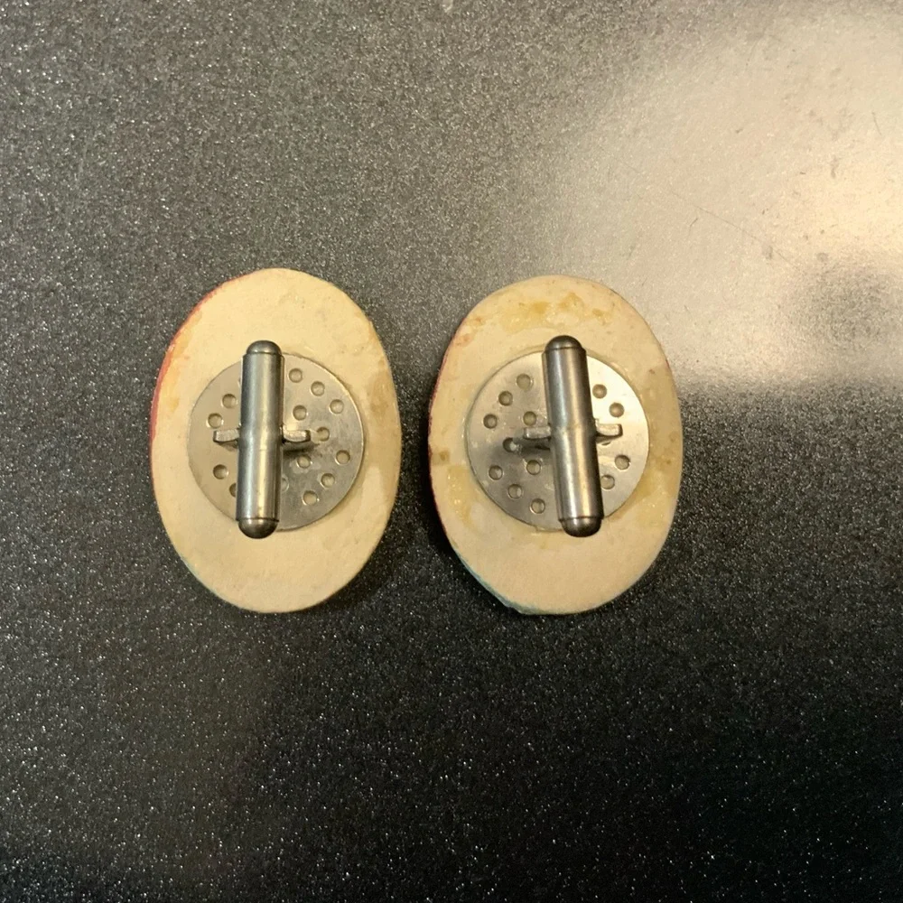 Vintage Ceramic Cuff Links